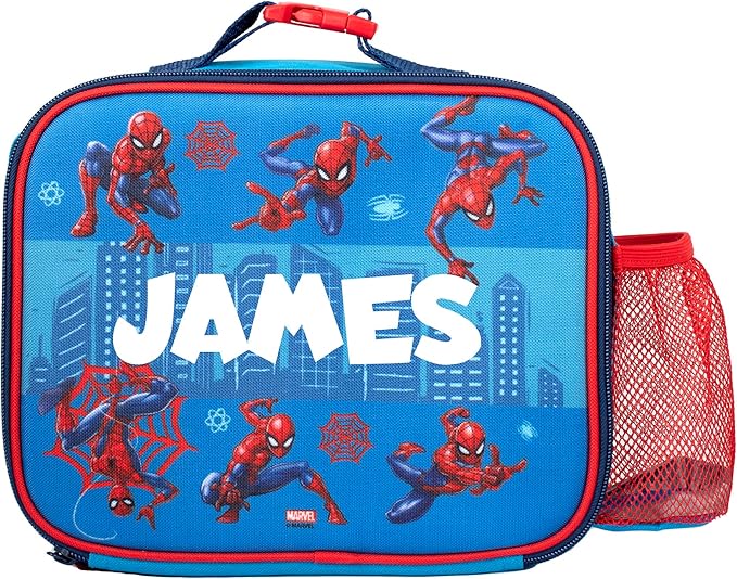 Marvel Personalised Spiderman Children’s Lunch Bag Superhero