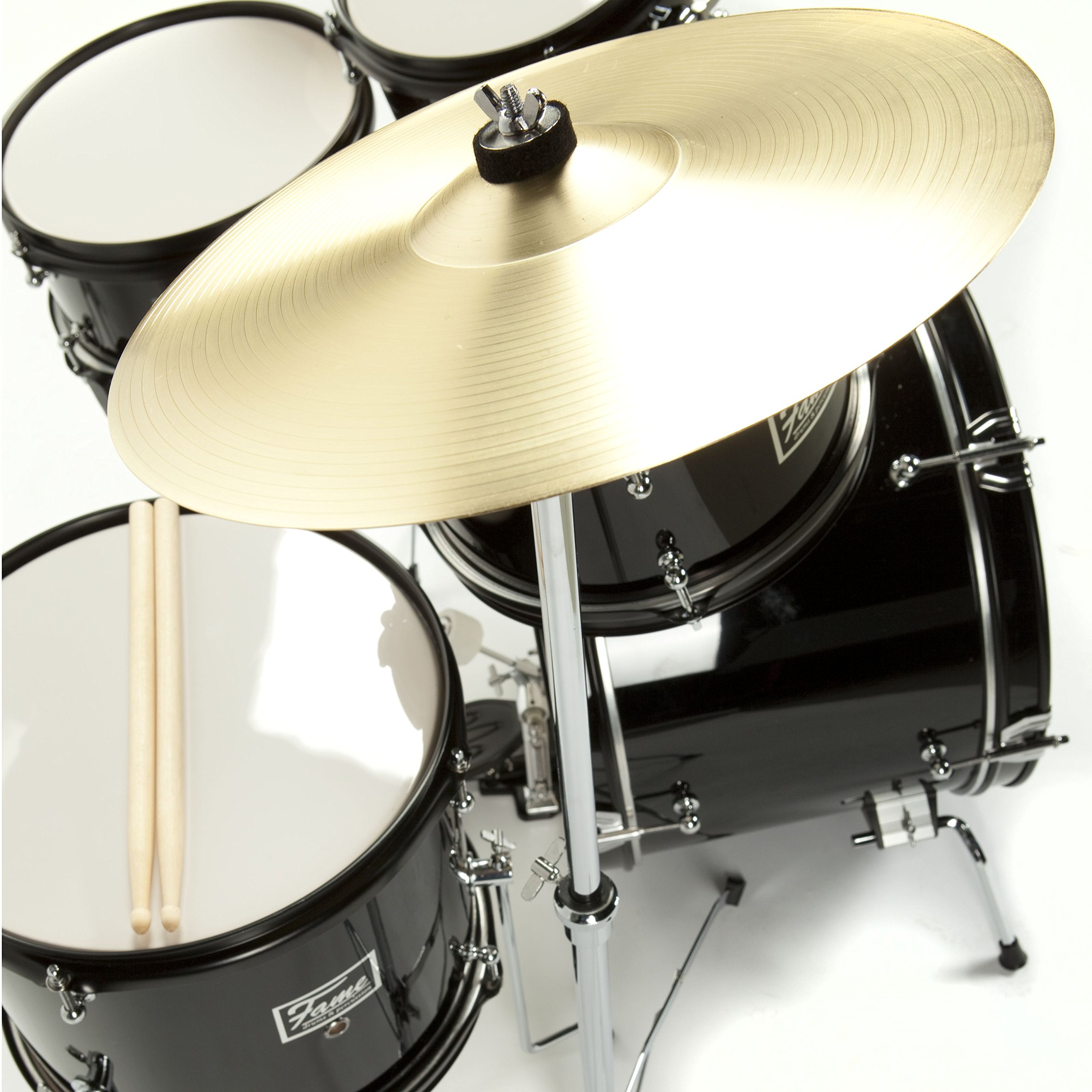 Fame JBJ1049A-K "Elias" 5-Piece Drum Kit (Black) - Batteria set