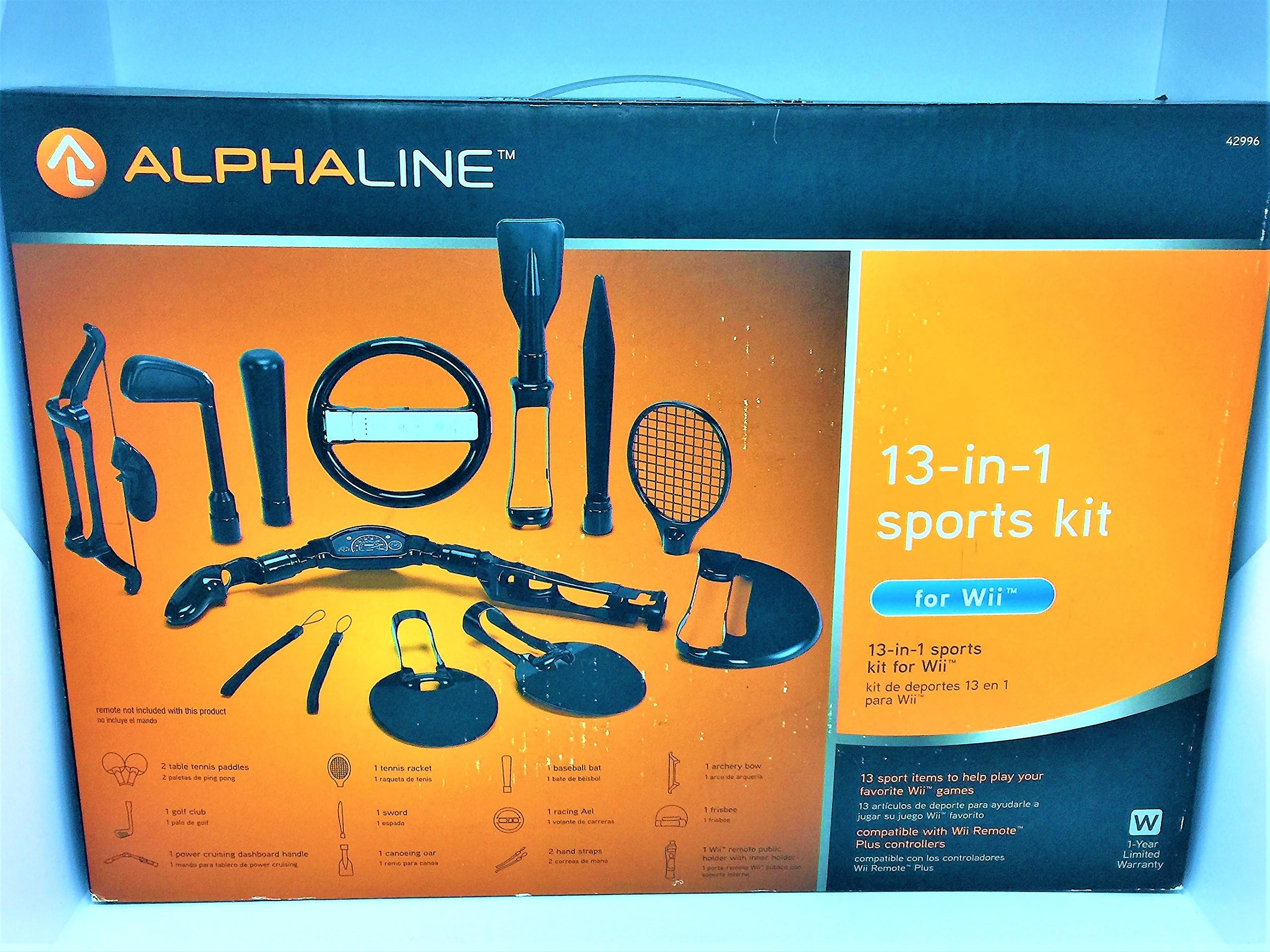 Alphaline 13-in-1 Sports Kit for Wii