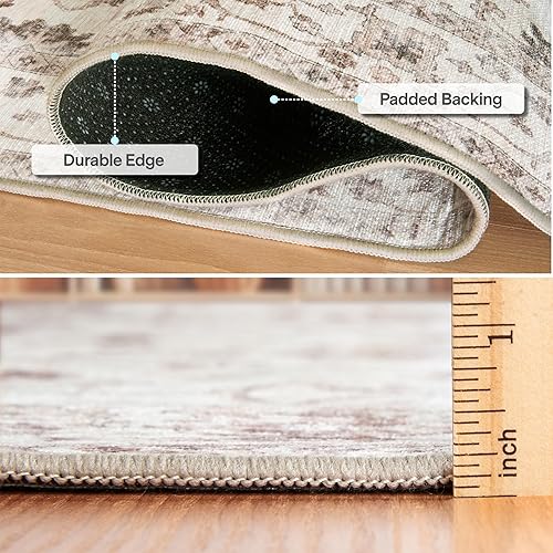 Miniatura 2 de ReaLife - Alfombra lavable a máquina, resistente a las manchas, sin desprendimientos, respetuosa con el medio ambiente, antideslizante, apta para