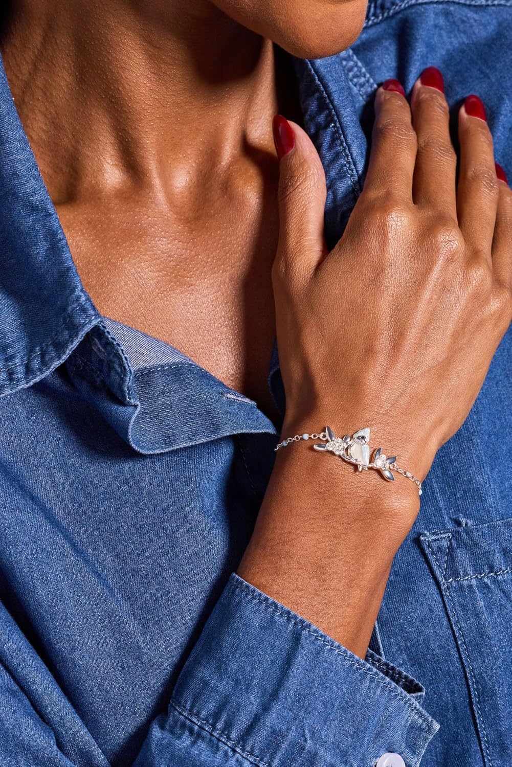 Alex and Ani Tufted Titmouse Bird Jewelry - Image 5