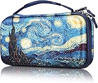 Vista 25 de Fintie Carrying Case for Nintendo Switch OLED Model 7.0"/Switch 6.2", Portable Traveler Protective Cover Storage Bag with 10 Game Card Slots & Inner