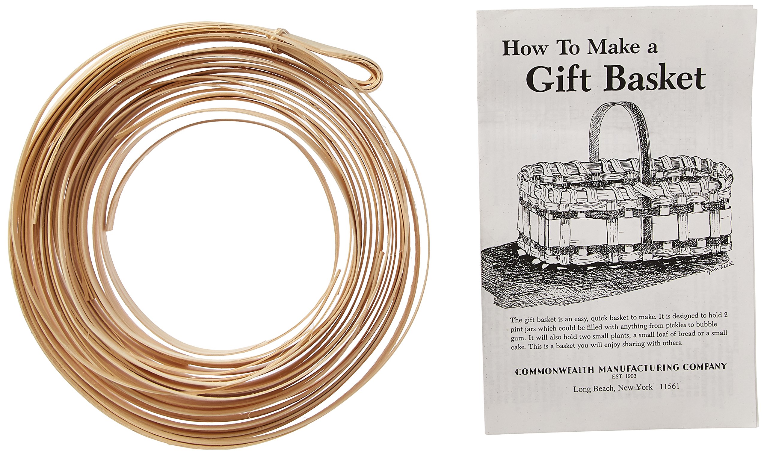 Commonwealth BasketBurgundy Hill Basket Kits, Gift Basket 3-1/2-Inch by 6-1/2-Inch by 3-Inch