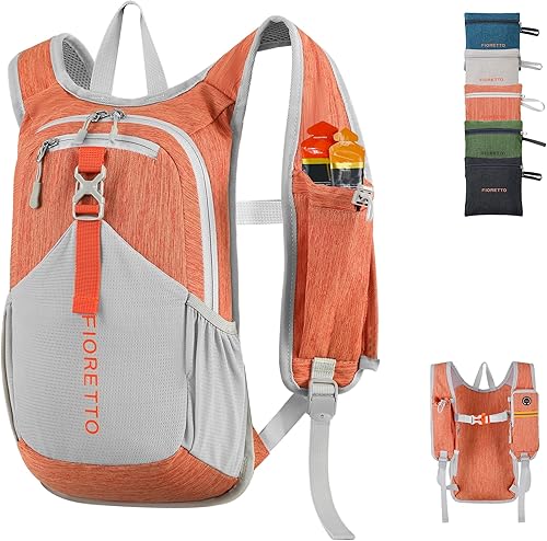 Miniatura 94 de FIORETTO Mochila de senderismo de 15L para mujeres y hombres, mochila mini plegable, ligera, pequeña mochila de día para camping, viaje, al aire