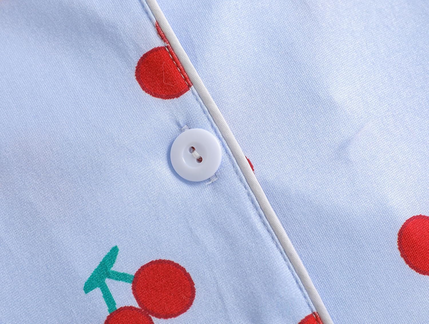 Girls Button Down Long Sleeve Pajama Sets Winter 2PCS Cartoon Sleepwear with Pockets for Teens PJS Size 8 to 16 - Image 4