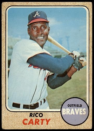 1968 TOPPS 455 RICO CARTY POOR BRAVES