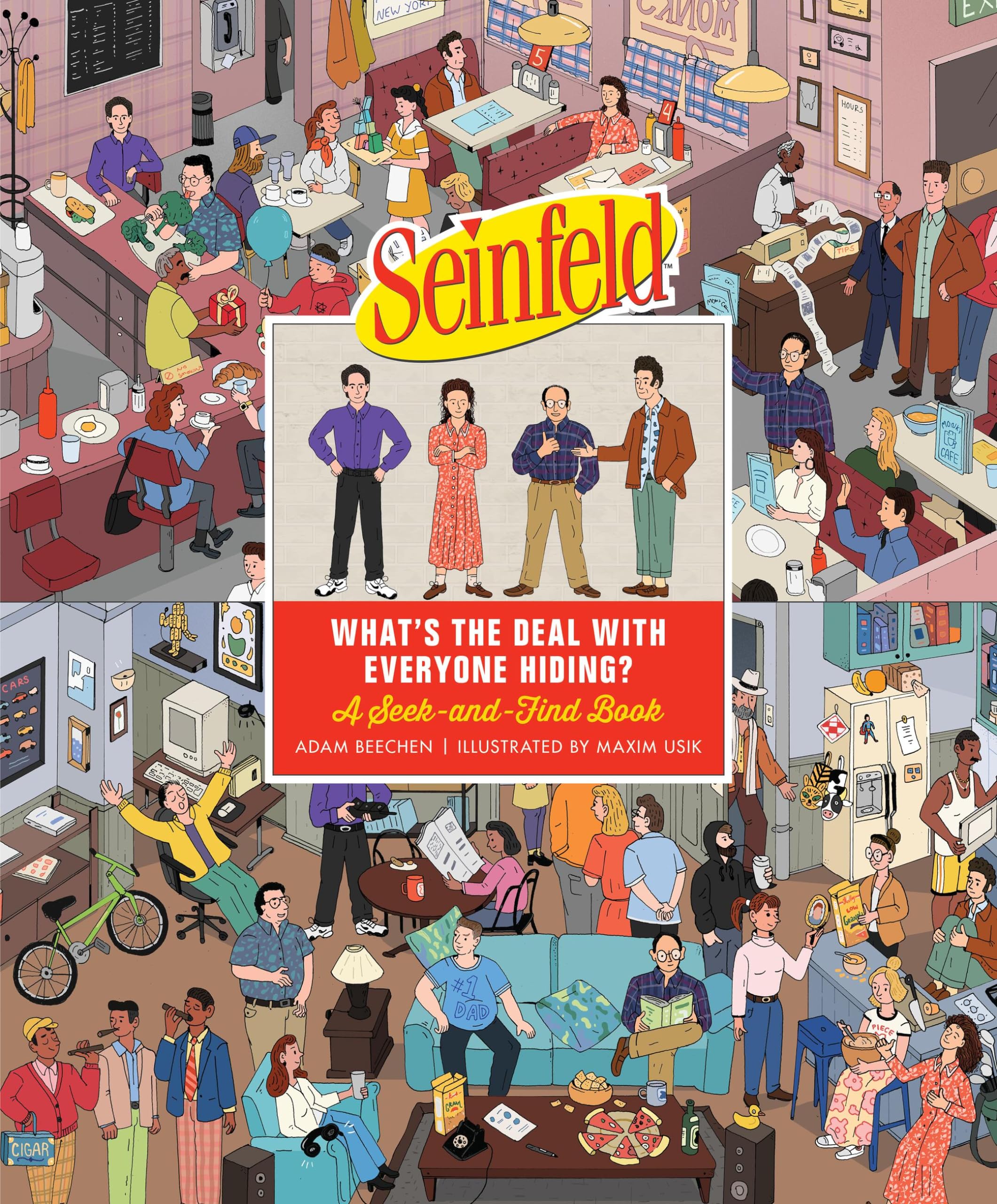 Seinfeld: What's the Deal with Everyone Hiding?: A Seek-and-Find Book Hardcover – October 15, 2024