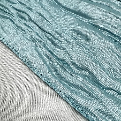 Miniatura 7 de YOUR CHAIR COVERS - Bandas de silla de tafetán arrugadas doradas (paquete de 10), bandas para sillas para bodas, eventos, hoteles y servicios de