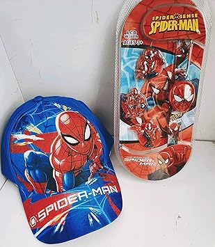 Forever kidzz Spider Man /Minion Digital Watch with Cotton Head Cap Super Hero Printed for Kids/Boys
