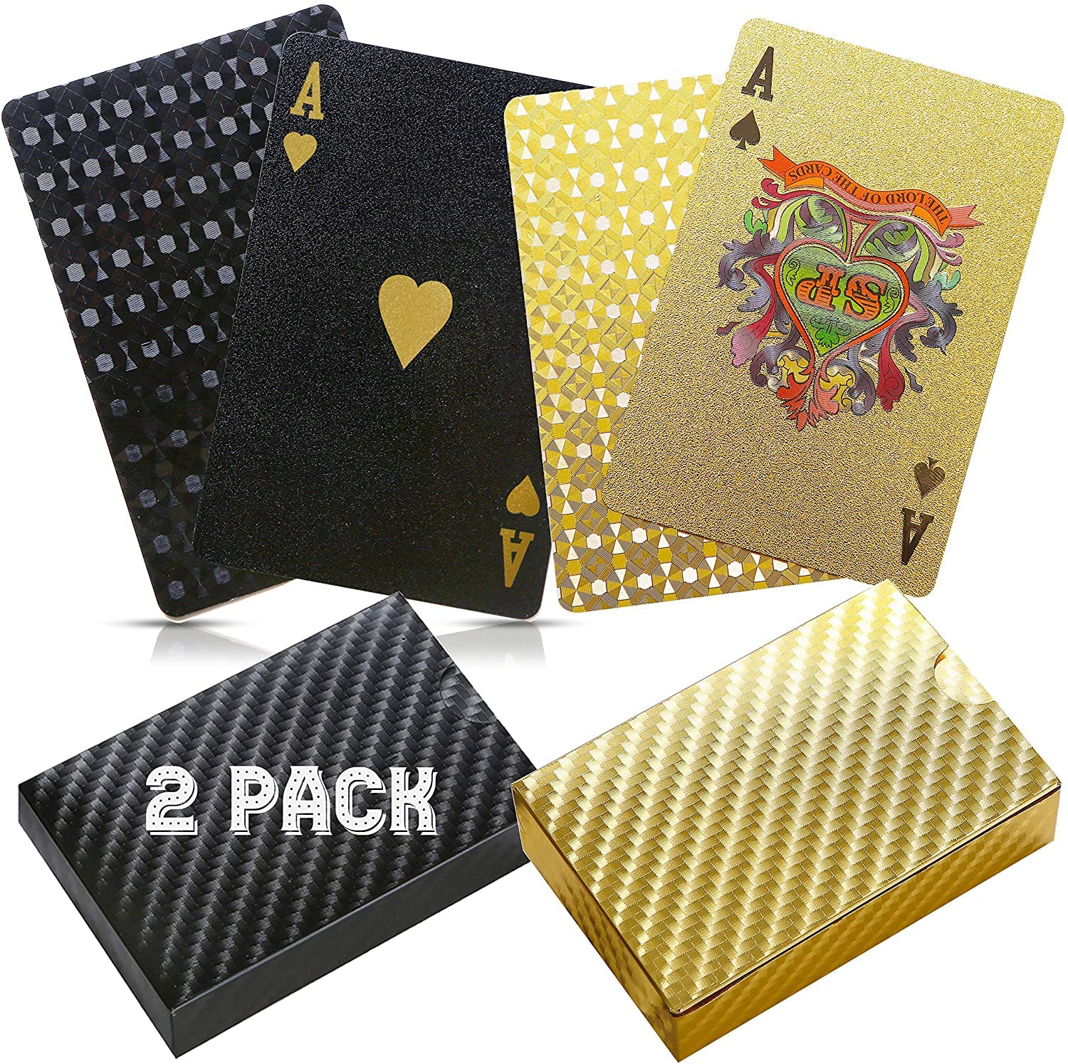 See full amazon price history chart for India Toy Gold Deck of Waterproof Cards, Flexible PVC Plastic Gold Playing Cards Premium Poker Cards Gold Waterproof Playing Cards Washable Flexible Use for Party Game (Gold and Black Card) India Toy Gold Deck of Waterproof Cards, Flexible PVC Plastic Gold Playing Cards Premium Poker Cards Gold Waterproof Playing Cards Washable Flexible Use for Party Game (Gold and Black Card) (B09ZF6MZL8) Amazon Price History, Amazon Price Tracker