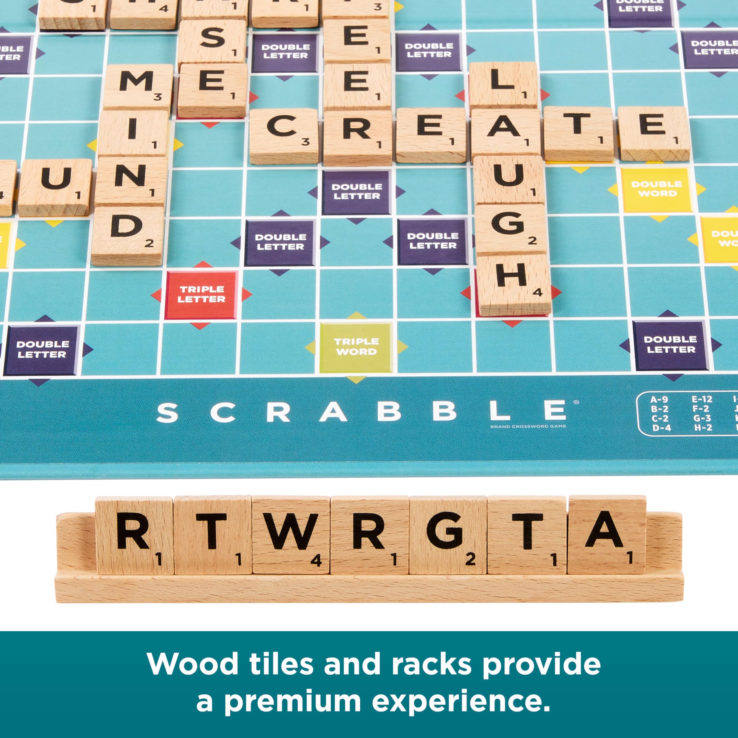 Mattel Games Scrabble Board Game, Classic Family Word Fun