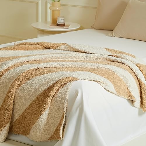 Miniatura 3 de Manta de microfibra mullida para sofá, reversible, acogedora y cálida para todas las estaciones, manta de felpa de lujo para cama