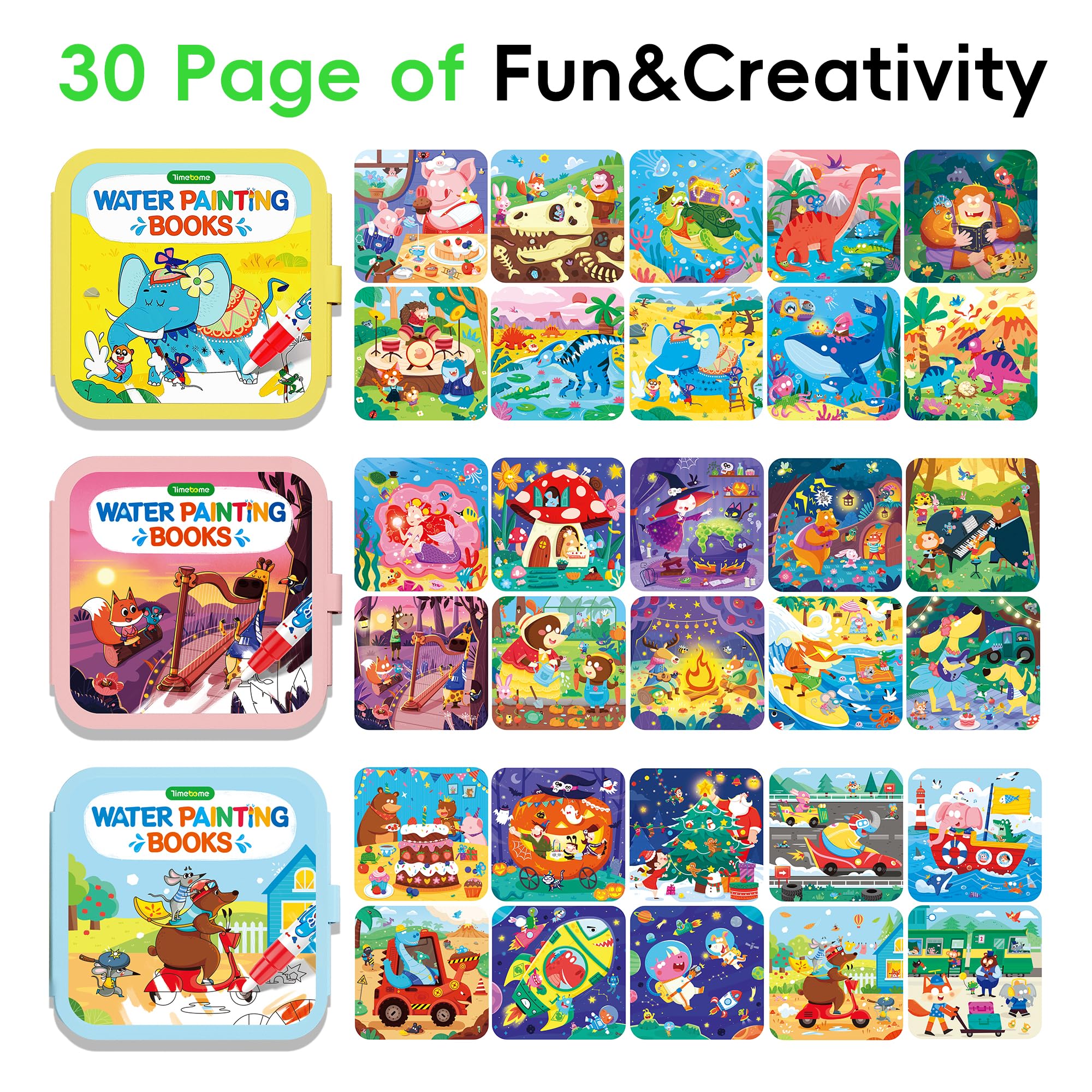 3 Pack Magic Watercolor Books - image 3