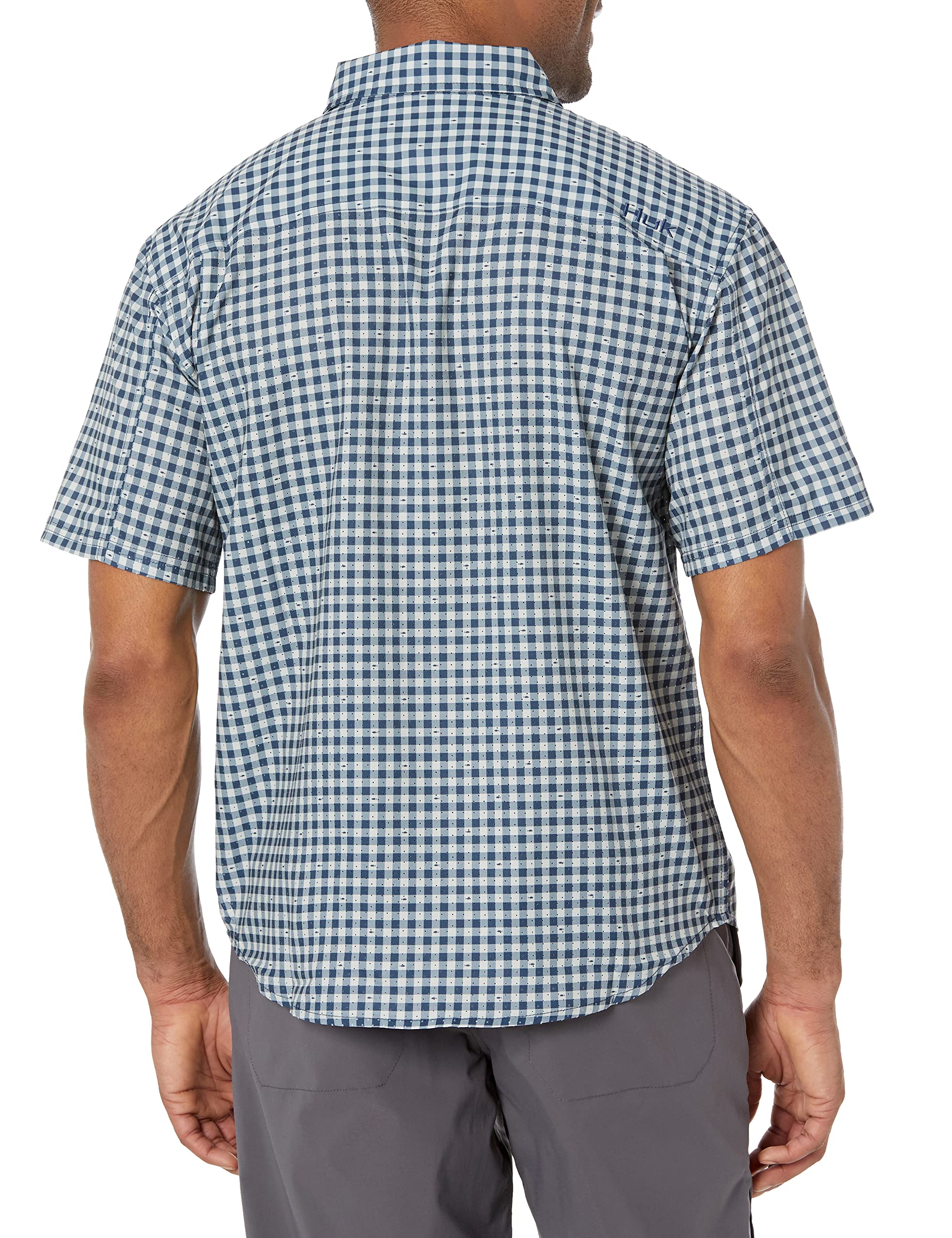 HUK Uomo Teaser Gingham SS Tessuto