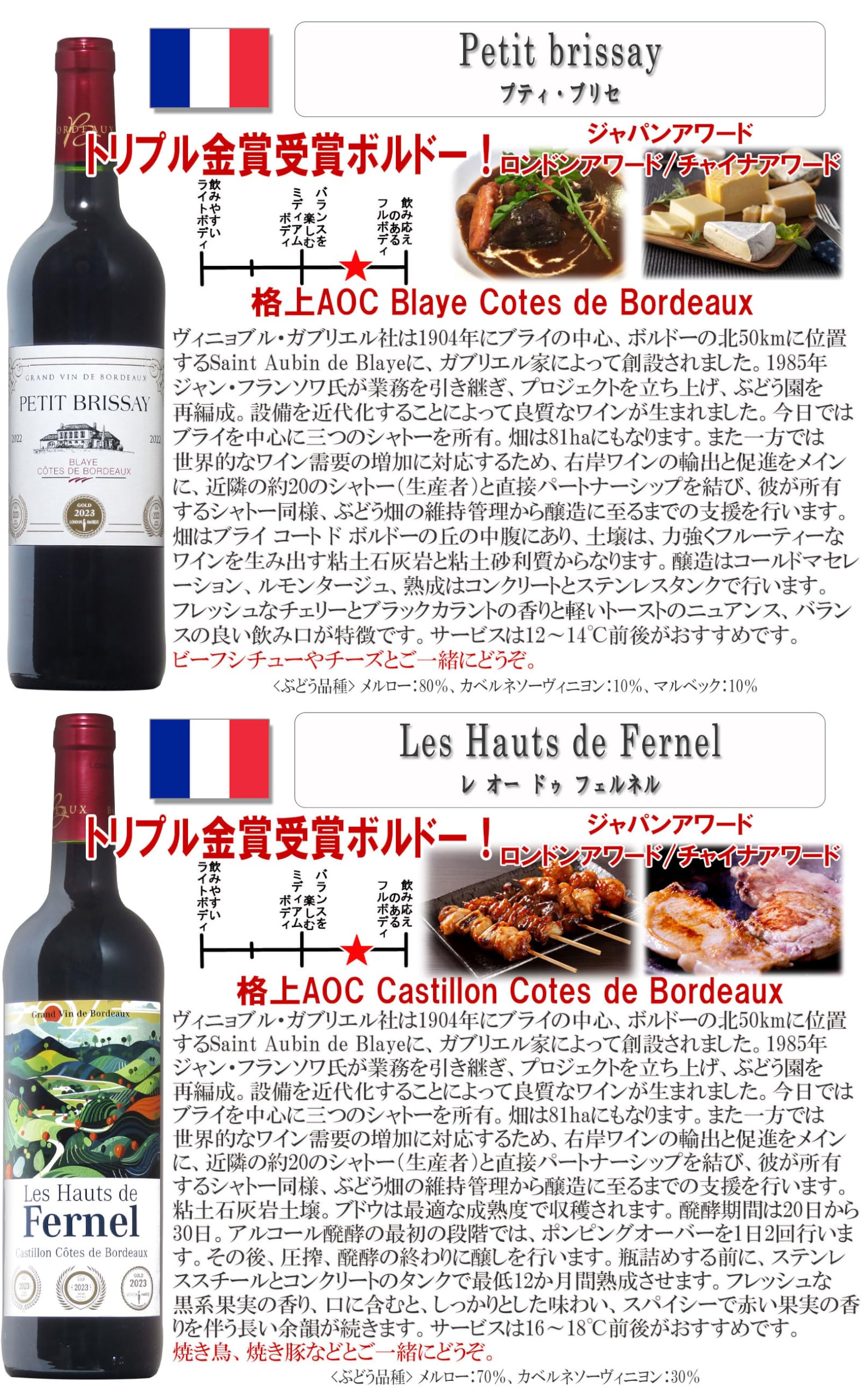 Amazon.co.jp: vinexio-ヴィネクシオ- 全て金賞受賞 ボルドー 赤白飲み