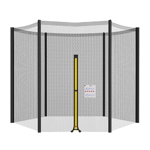 NONMON Trampolin Ersatznetz Sicherheitsnetz für Trampolin Ø 244 305 366