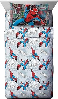 Marvel Spiderman 'Jump Kick' 3 Piece Twin Sheet Set