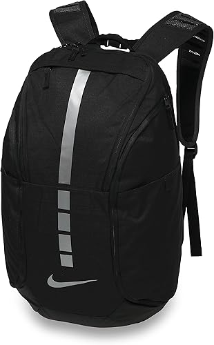 Mochila de baloncesto Nike Elite Hoops Pro nkBA5554 (talla única, negro/gris frío metálico)