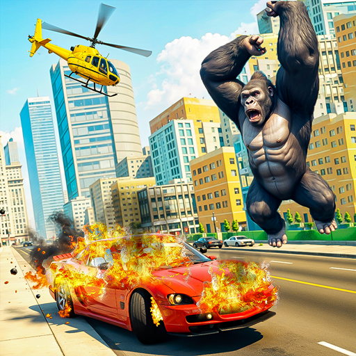 Gorilla City Rampage Angry Monster Fighting Game