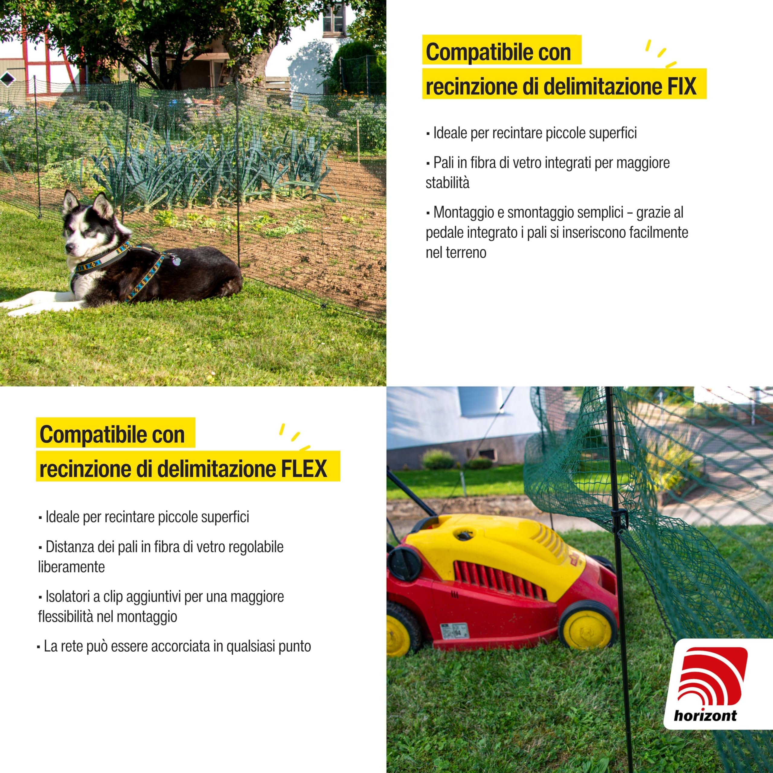 Horizont Cancello per Recinzione, 90 cm, Senza Stomaco - Porta per Reti e Giardino, Ideale per Campeggio