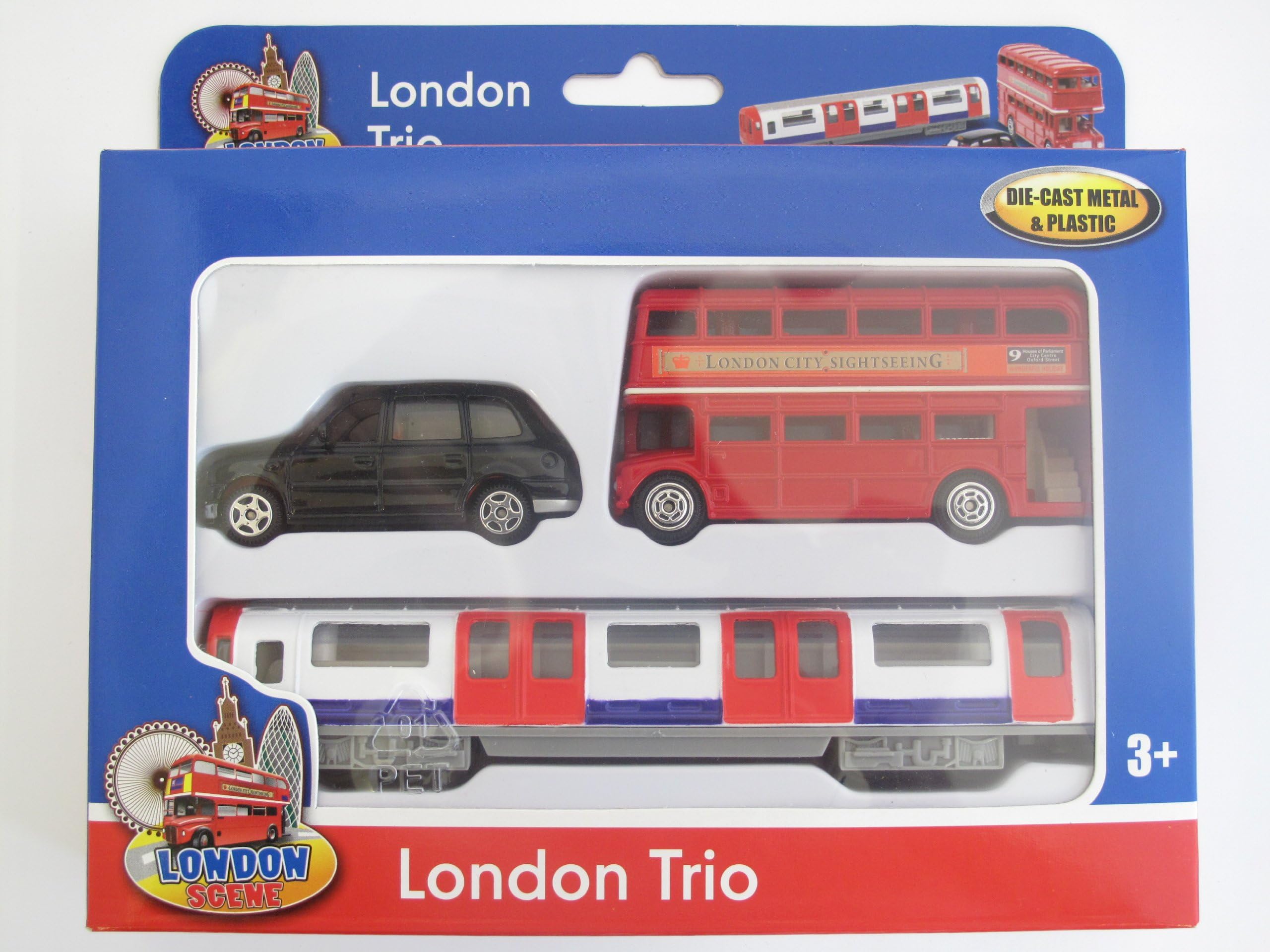 Motormax 76019 Bus, Taxi, Tube Models, 3 Years,Black