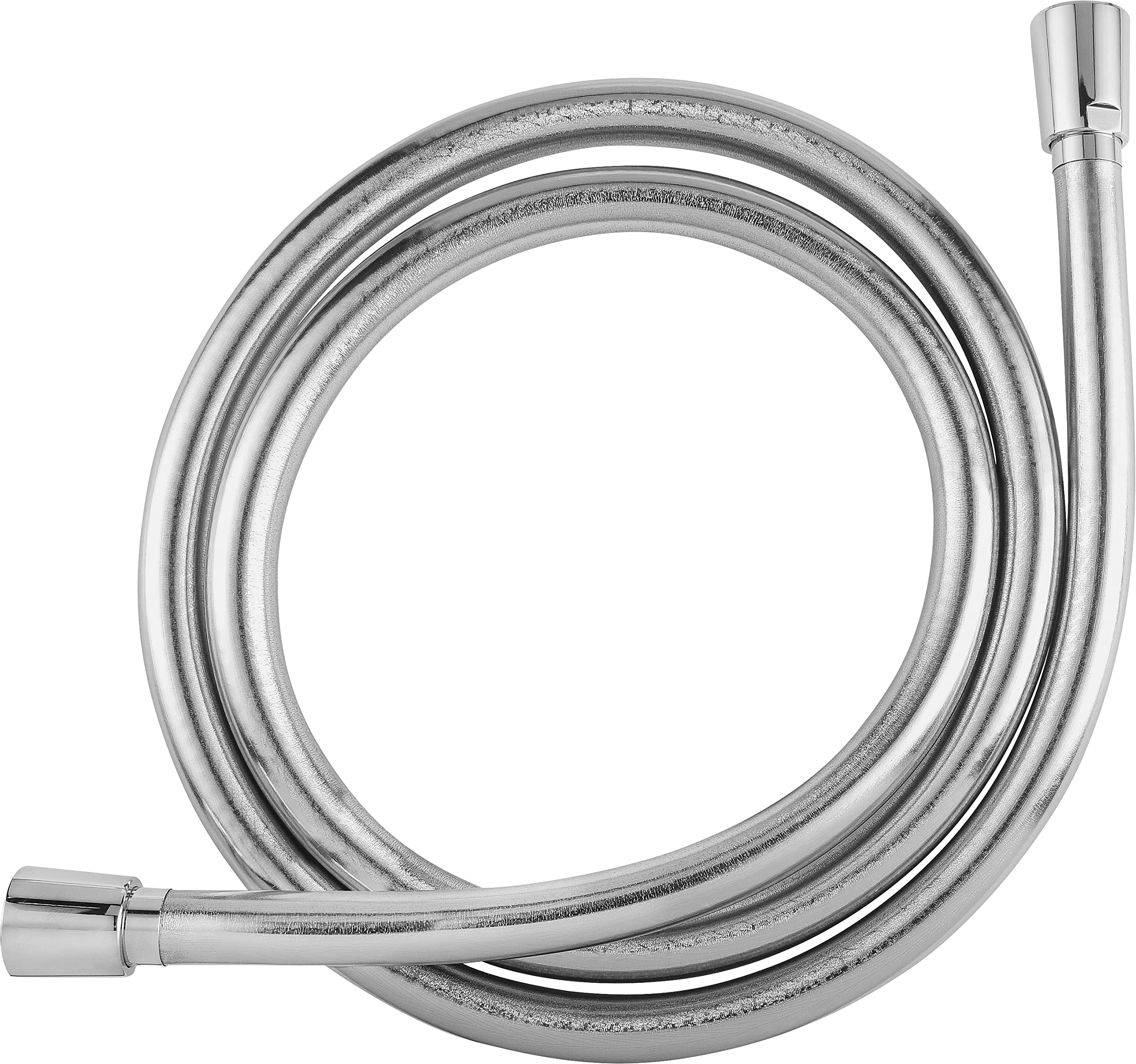 Cornat TECB3377 - Manguera de ducha (175 cm de largo, plástico cromado, muy resistente, resistente a la torsión, conexión de 1/2 pulgada, fabricado en Alemania)