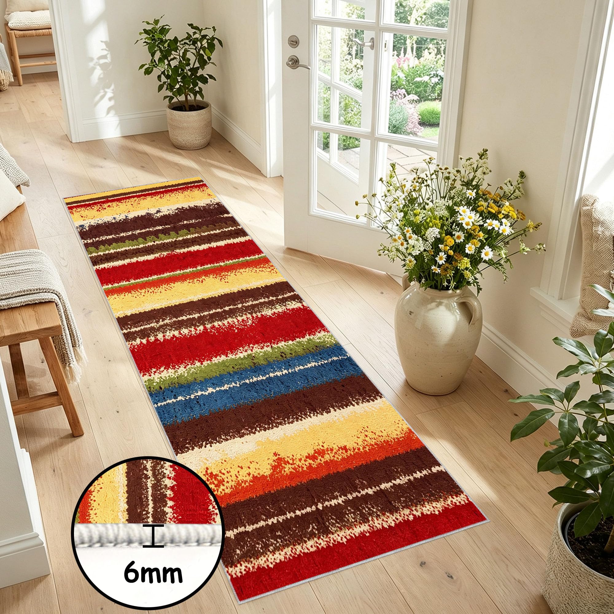 Tapis Couloir Antidérapant Long Rug 90 x 160 cm