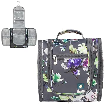 Amazon.com: PAVILIA - Neceser colgante de viaje para mujer y hombre | Kit  organizador de artículos de tocador para maquillaje y cosméticos | Kit de  higiene para ducha y afeitado : Belleza