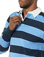 Vista 5 de Tienda Essentials Men's Organic Cotton Long Sleeve Rugby Top (Previously Tienda Aware)