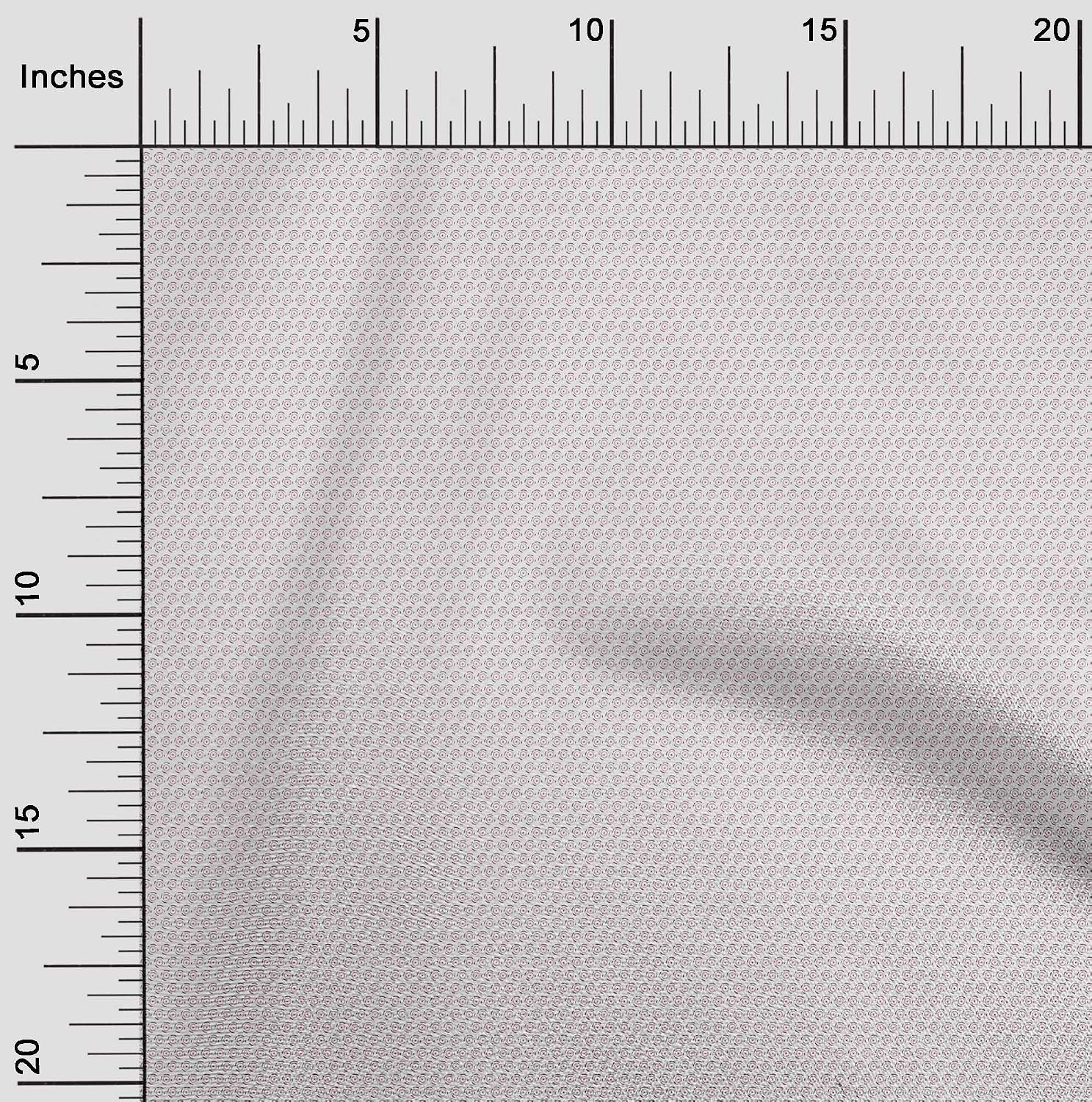 oneOone Cotton Flex Pink Fabric Circles Geometric Dress Material Fabric Print Fabric by The Yard 40 Inch Wide