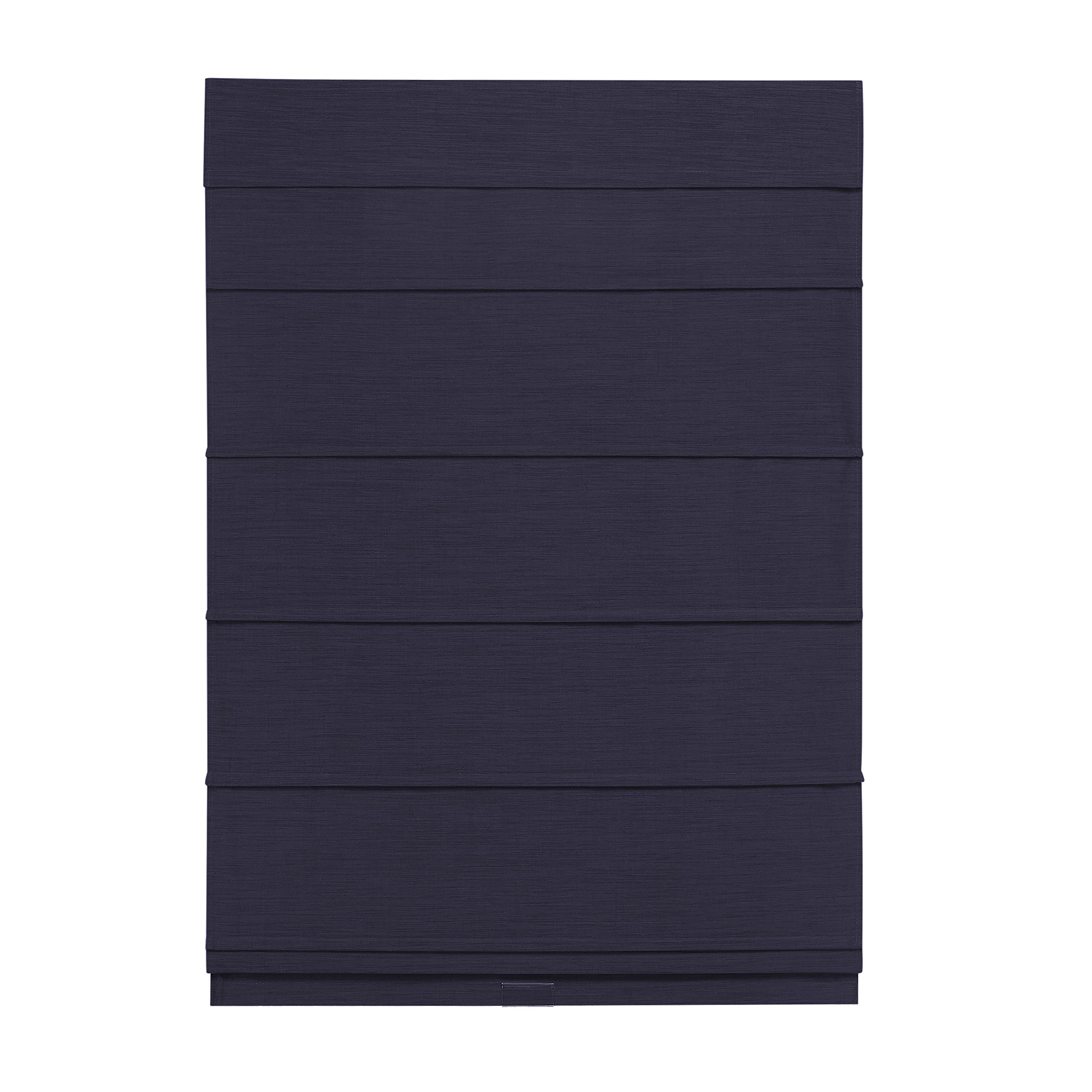 Cordless Room Darkening Fabric Roman Shade (Navy, 31x64)