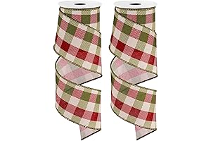 Whaline Christmas Farmhouse Ribbon