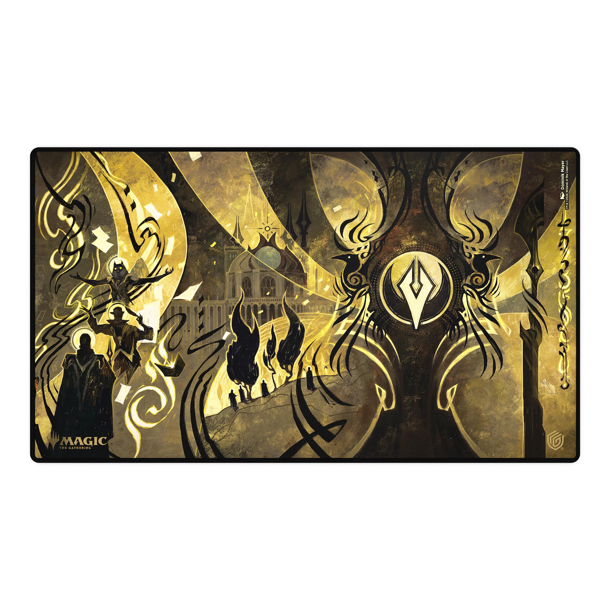 Alfombra De Juego Ultimate Guard Magic: The Gathering – 61x35 Cm, Antideslizante Y Con Bordes Cosidos, Diseño Oficial De Strixhaven