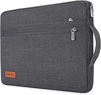 Vista 8 de KIZUNA - Funda para portátil y tableta de 10 pulgadas, resistente al agua, maletín para computadora, bolsa de mano para iPad Pro de 9.7" a 11", iPad