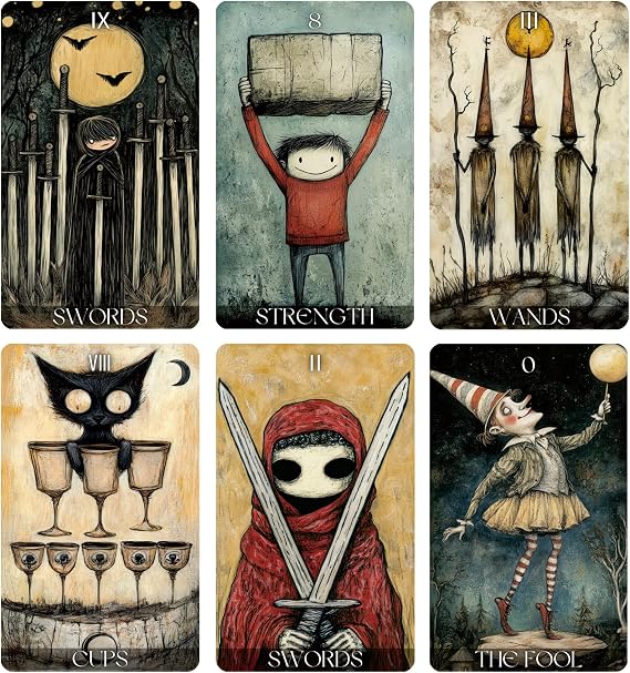 New Edition, Tarot Cards Deck Surreal Dreamlike Style, Daydream Tarot Cards for Beginners