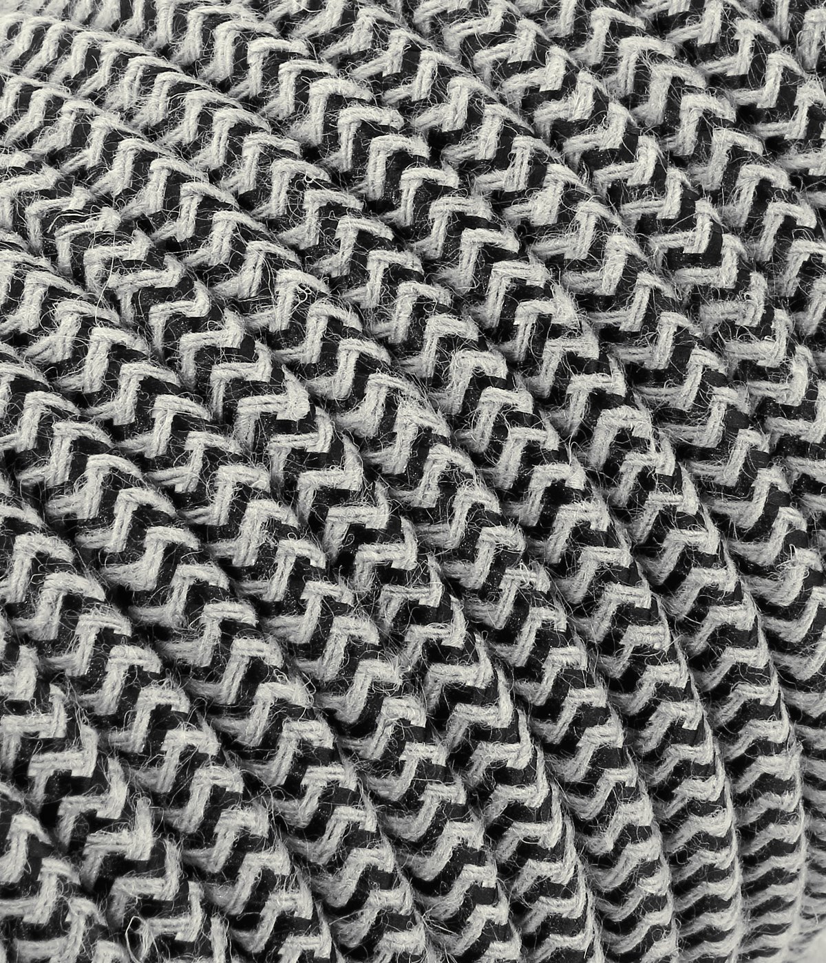 Cable de tela para lámpara, 3 núcleos (3 x 1,50 mm²), color arena y negro