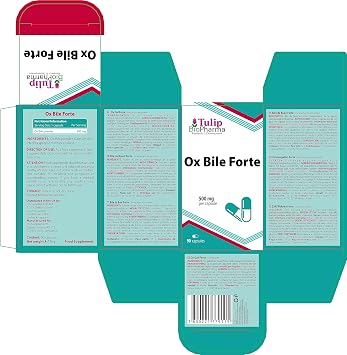 ox bile (ox bile forte) 500mg 90 capsules 3rd party lab tested high strength supplement