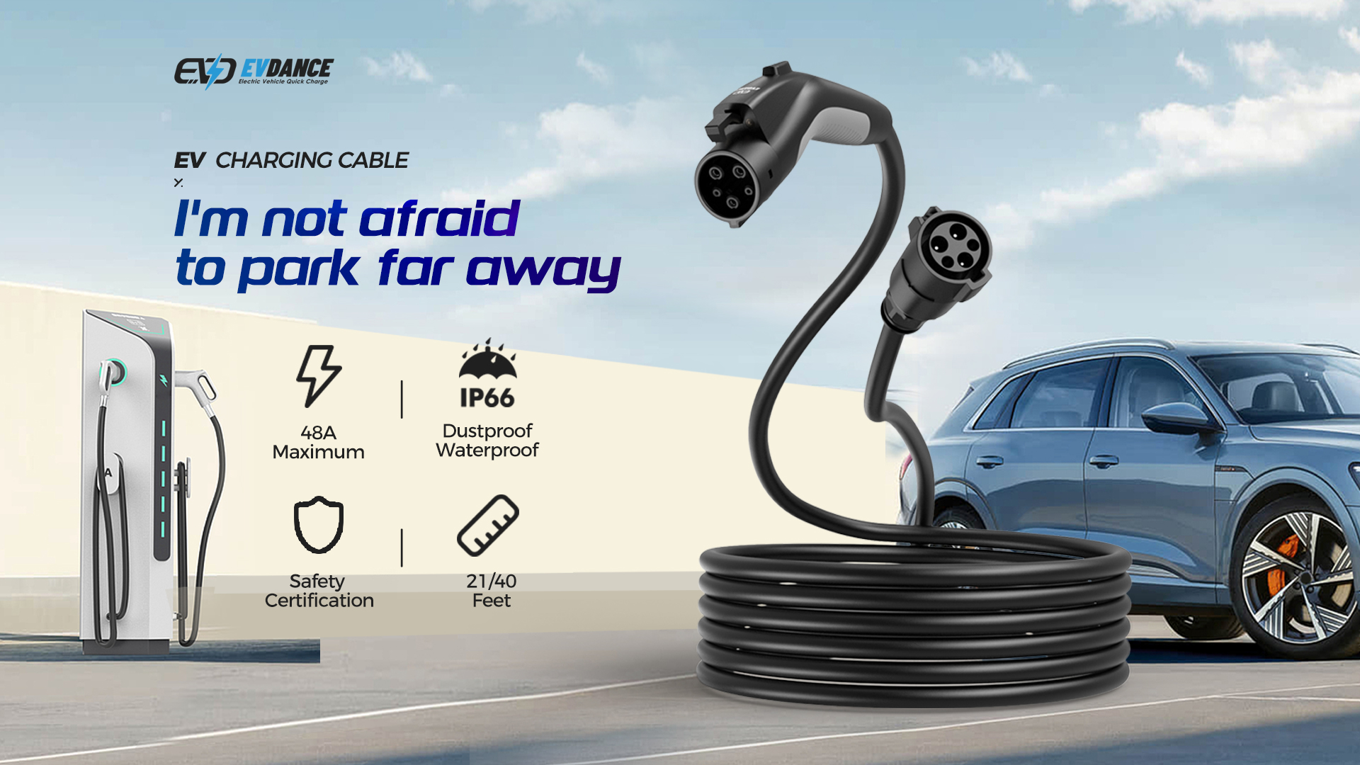 Amazon.com: EVDANCE J1772 Extension Cable, EV Charger Extension