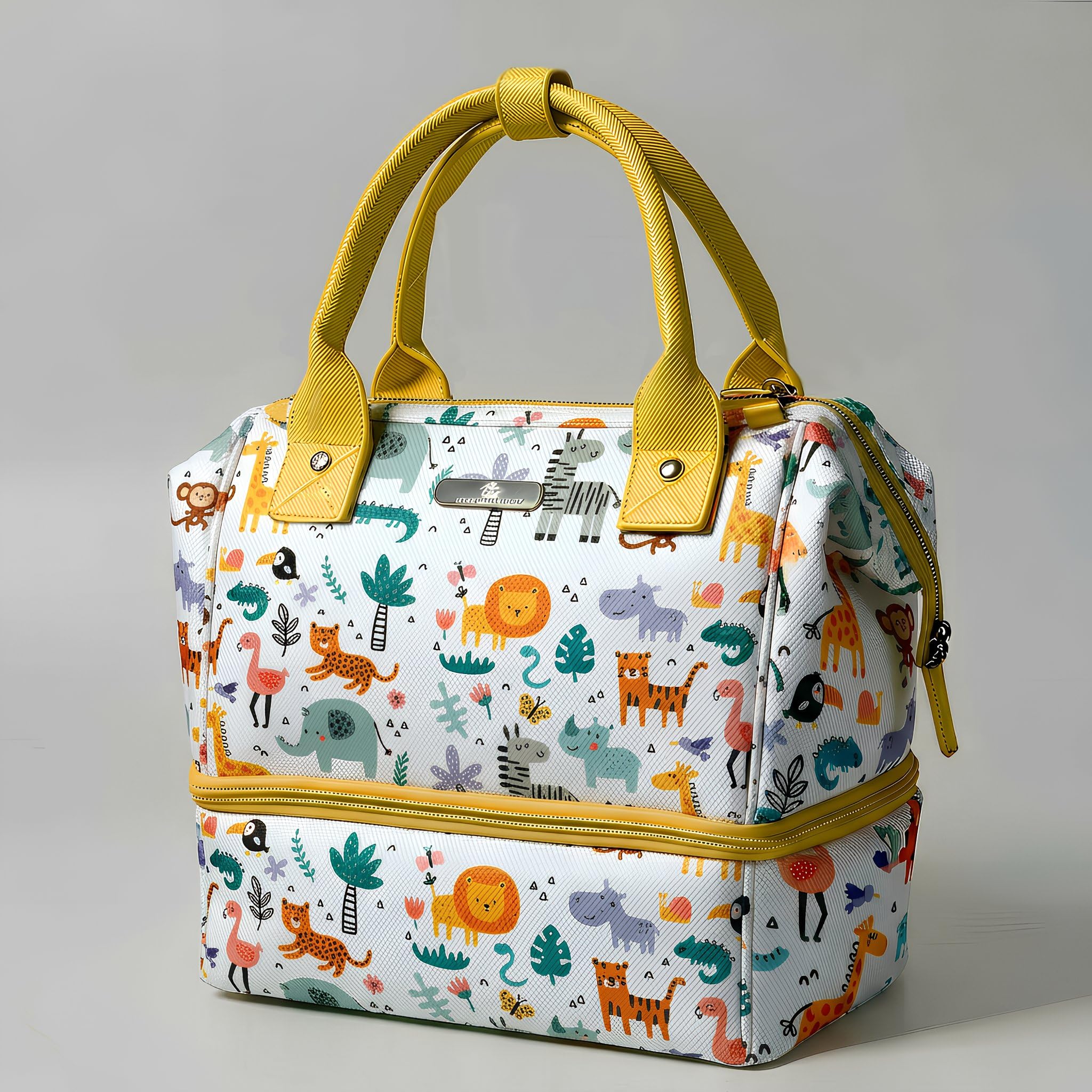 StarAndDaisy Bag for Mothers for Travel, Newborn Baby Diaper Bags with Insuleted Compartment & Multiple Pockets, 12 liter Enhanced capacity, Aesthetically Handcrafted with Love & Cuteness
