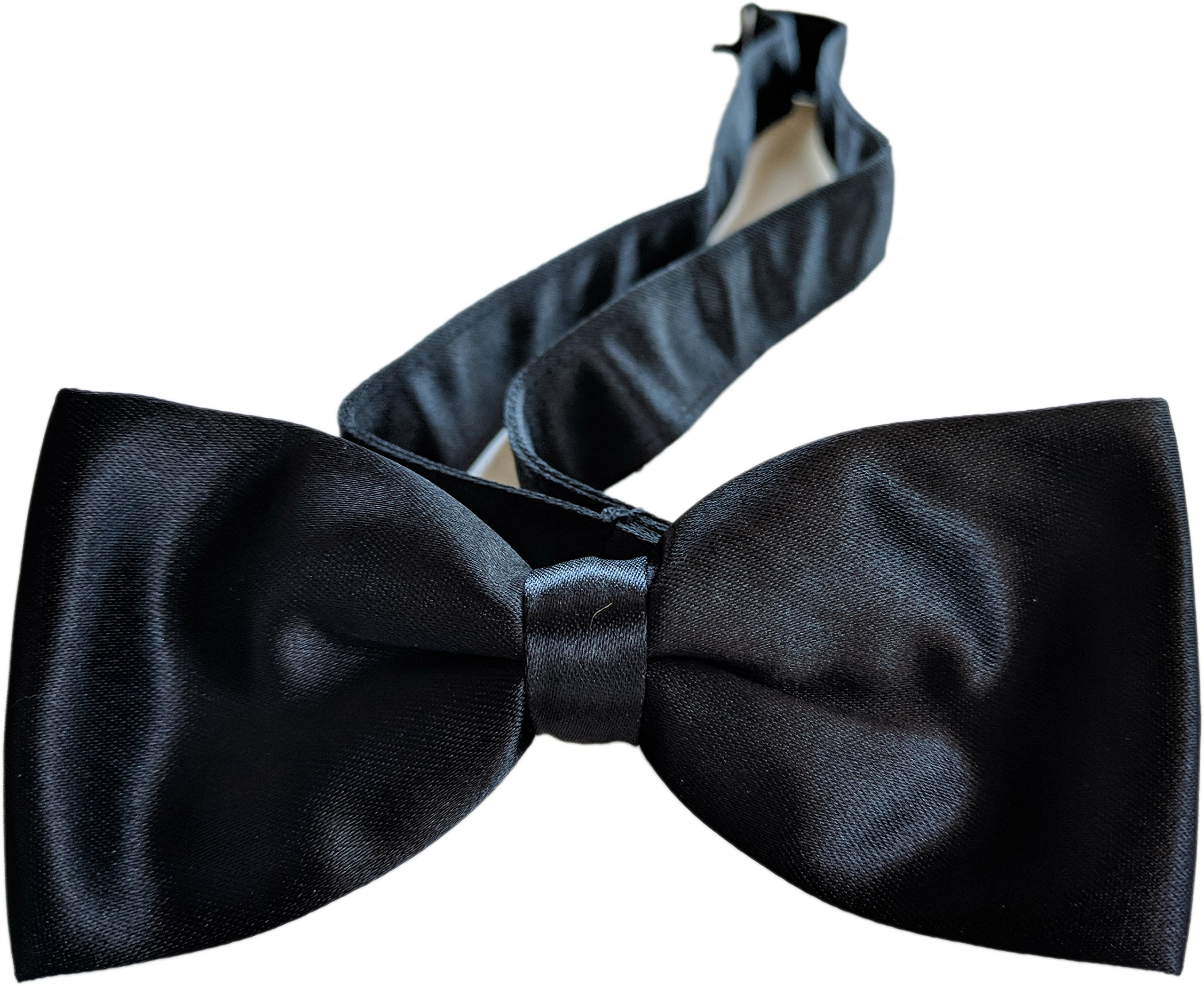 Broadway Tuxmakers Lot of 100 New Mens Black Bow Ties Wholesale Bulk Package for Groups
