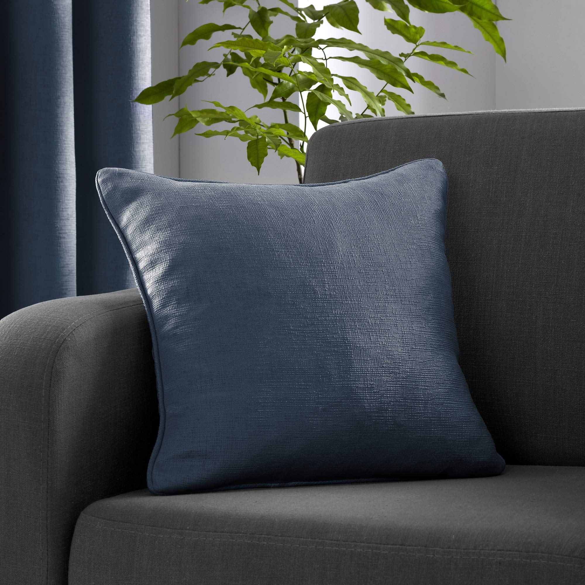 Fusion - Strata - Cushion Cover - 43 x 43cm in Navy