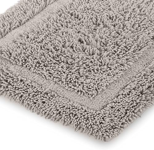 Miniatura 4 de Martex 7132138 - Alfombra de baño de felpa suave hilado en anillo, absorbente y antideslizante, lavable a máquina, alfombra de baño de 20 x 30