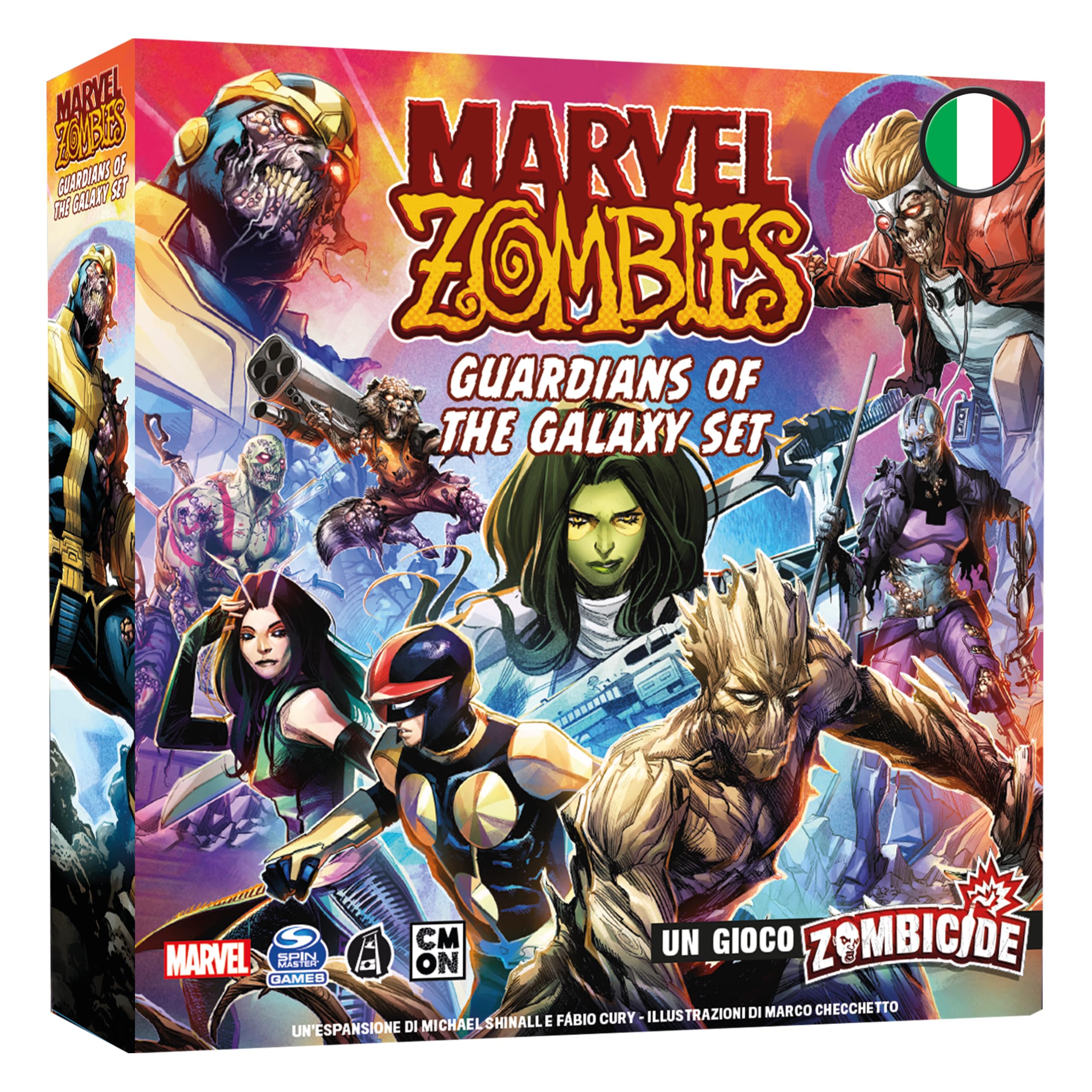 Asmodee - Marvel Zombies: Guardians of the Galaxy Set, Espansione Gioco da Tavolo, 14+ Anni, 1-6 Giocatori, Edizione in Italiano