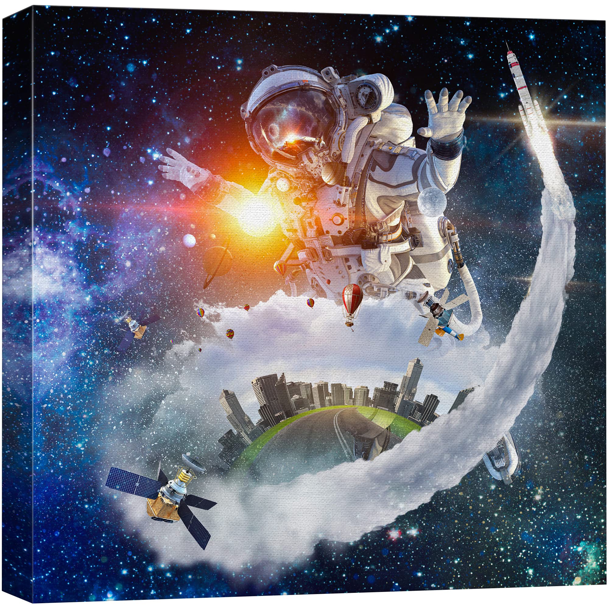 Amazon.com: wall26 Canvas Print Wall Art Surreal Solar Flare