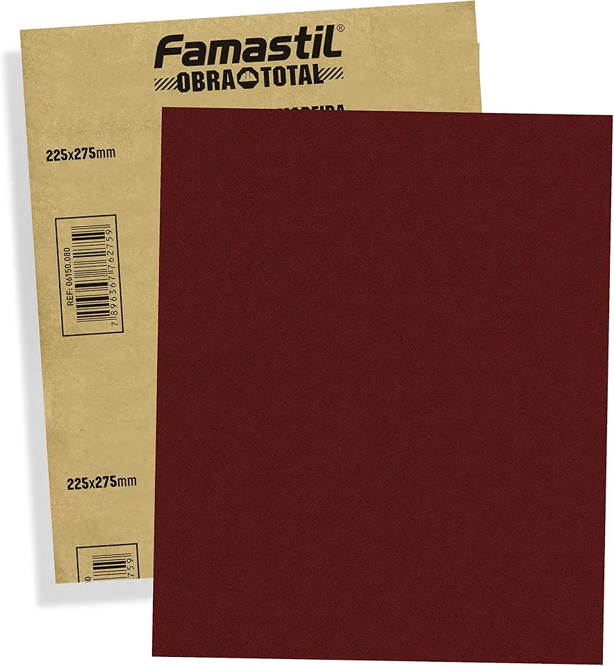 Famastil Lixa P Massa 225X275Mm Grao 120 C/50Un