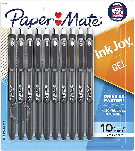 Miniatura 5 de Paper Mate InkJoy - Bolígrafos de gel punta media 0028in negro 36 unidades y bolígrafos de gel InkJoy punta media negro 10 unidades 1951640