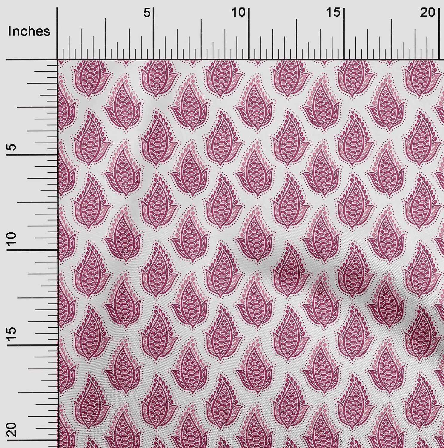 oneOone Cotton Flex Black Fabric Block Sewing Fabric By The Yard Printed DIY Clothing Sewing Supplies 40 Inch Wide
