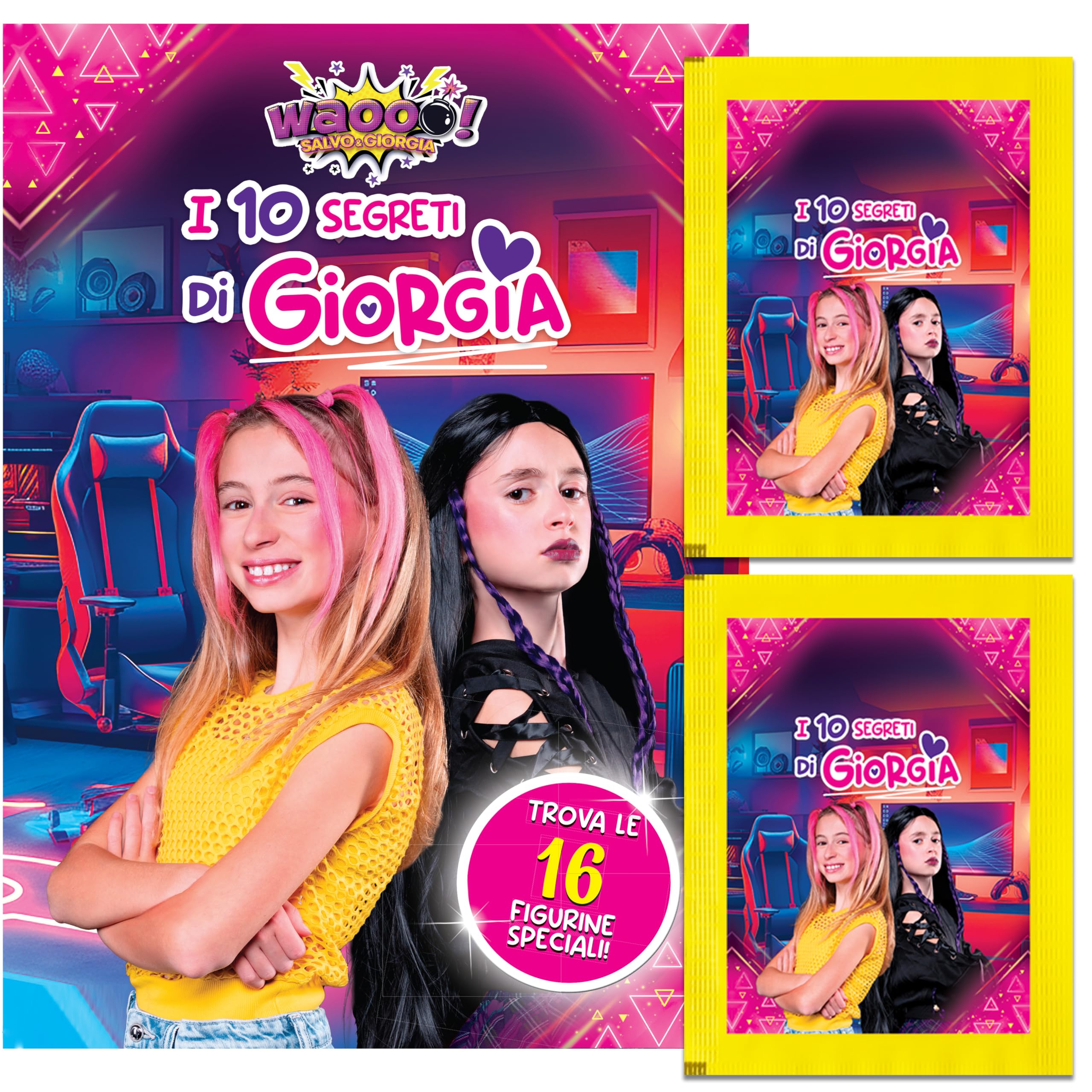 SALVO E GIORGIA Album I 10 Segreti di Giorgia 2026 + 2 Pacchetti di Figurine - 2