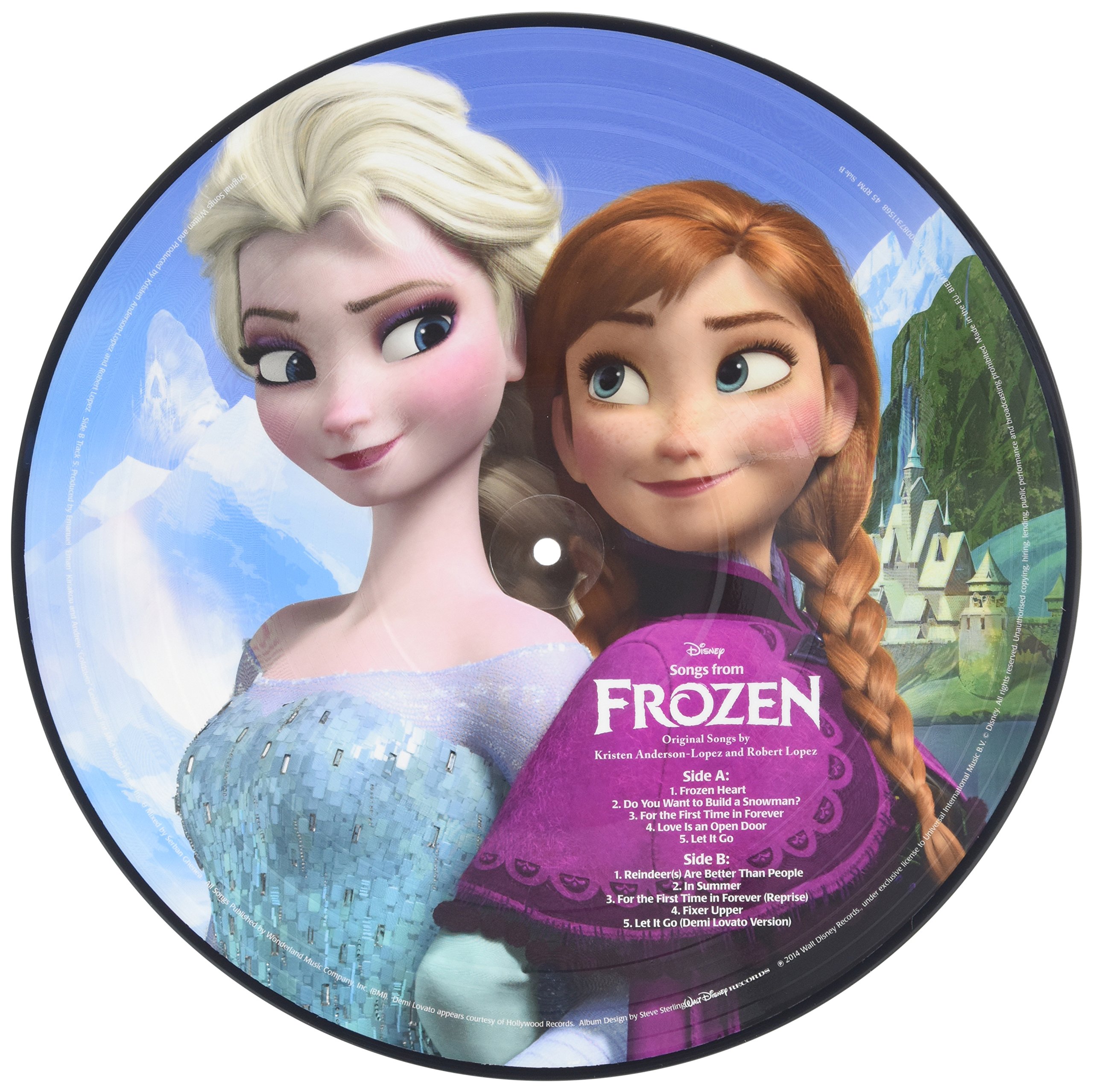 Frozen: El Reino Del Hielo - The Songs (Picture)