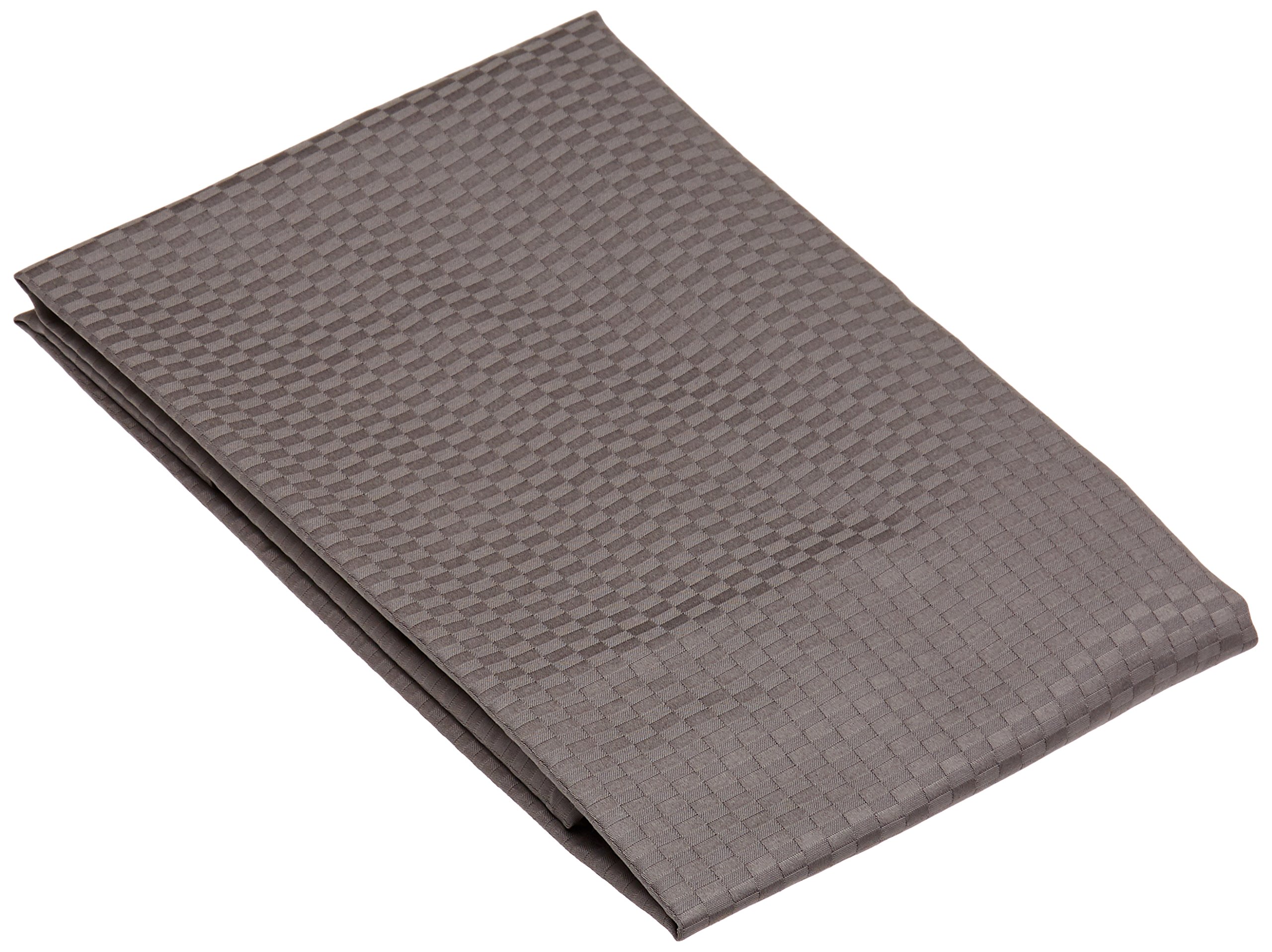 GarnierThiebaut 31291 Chicago Plain Cotton Pillow Case 80 x 40 cm Grey